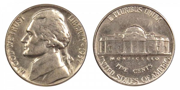1957 Jefferson Nickel
