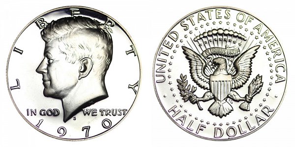 1970 S Silver Kennedy Half Dollar Proof