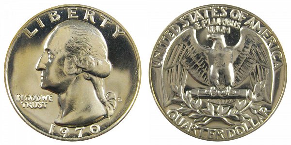 1970 S Washington Quarter Proof