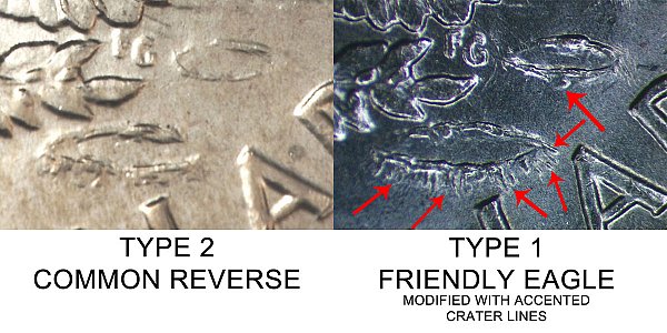1971 D Type 1 vs Type 2 Crater Lines - Difference and Comparison