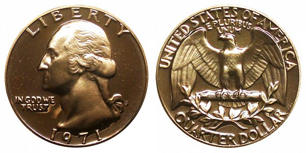 1971 S Washington Quarter Proof
