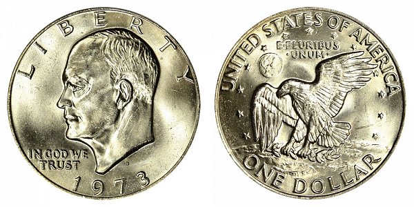 1973 D Eisenhower Ike Dollar
