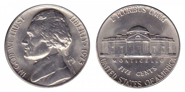 1973 Jefferson Nickel 