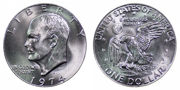 1974 D Eisenhower Ike Dollar