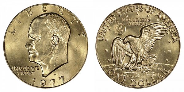1977 D Eisenhower Ike Dollar
