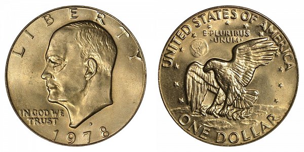 1978 D Eisenhower Ike Dollar