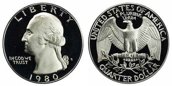 1980 S Washington Quarter Proof