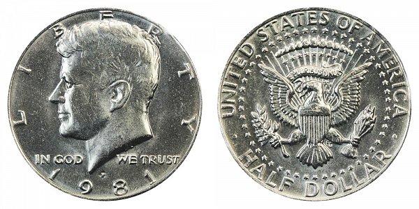 1981 P Kennedy Half Dollar