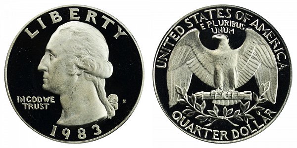 1983 S Washington Quarter Proof