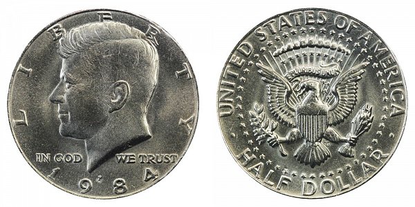 1984 P Kennedy Half Dollar