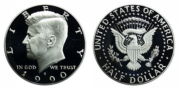 1990 S Kennedy Half Dollar Proof