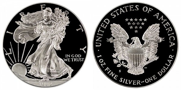 1992 S Proof American Silver Eagle