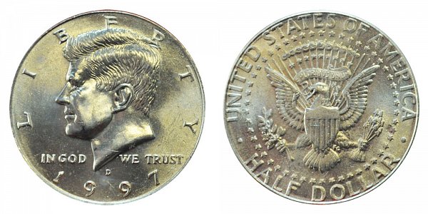 1997 D Kennedy Half Dollar