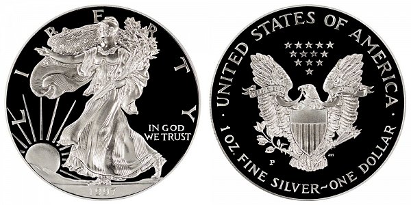 1997 P Proof American Silver Eagle