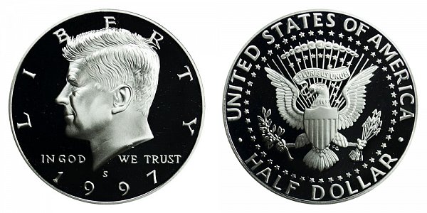 1997 S Kennedy Half Dollar Proof