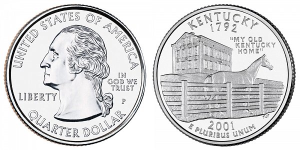 2001 P Kentucky State Quarter