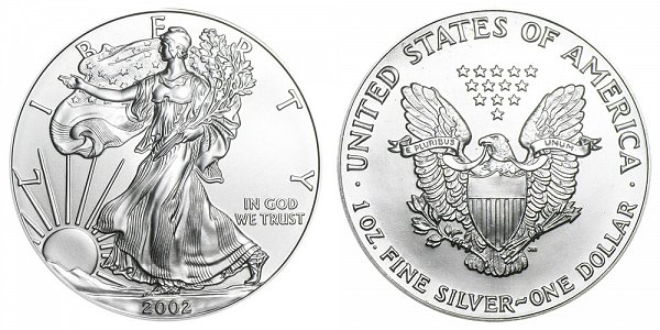 2002 American Silver Eagle 