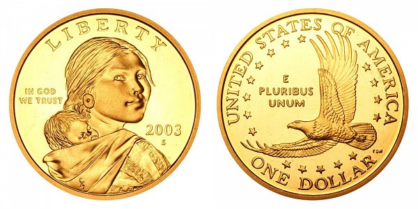 2003 S Sacagawea Dollar - Proof 