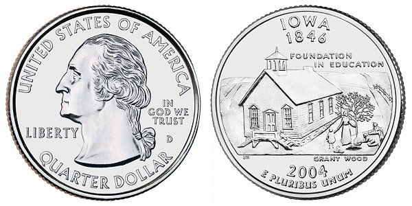 2004 D Iowa State Quarter