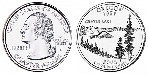 2005 D Oregon State Quarter