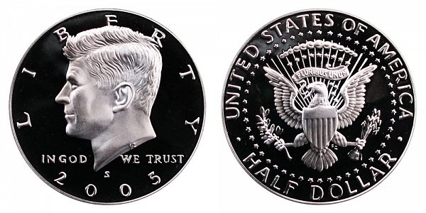 2005 S Silver Kennedy Half Dollar Proof