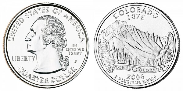 2006 P Colorado State Quarter