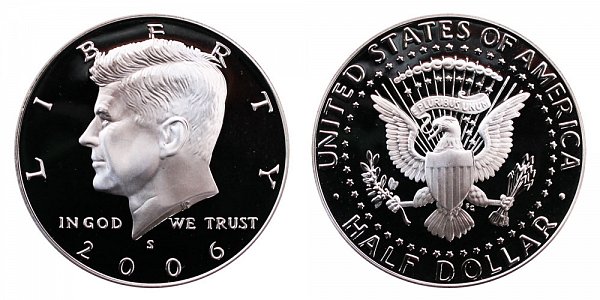2006 S Silver Kennedy Half Dollar Proof