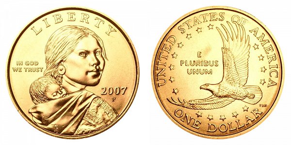 2007 P Sacagawea Dollar