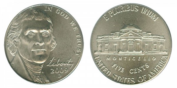 2009 D Jefferson Nickel