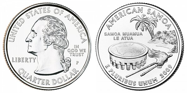 2009 P American Samoa Quarter