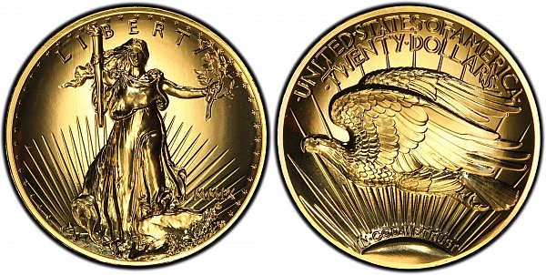 2009 MMIX Ultra High Relief Saint Gaudens $20 Double Eagle - 24 Karat Gold 
