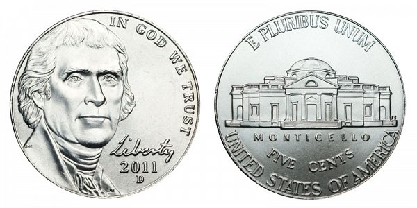 2011 D Jefferson Nickel