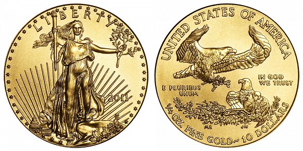 2011 Quarter Ounce American Gold Eagle - 1/4 oz Gold $10 