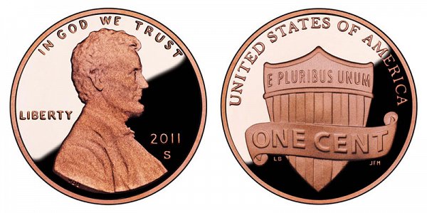2011 S Lincoln Shield Cent Penny 