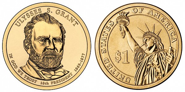2011 D Ulysses S. Grant Presidential Dollar Coin