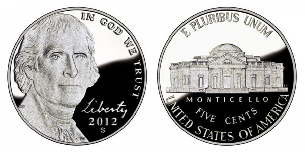 2012 S Jefferson Nickel Proof