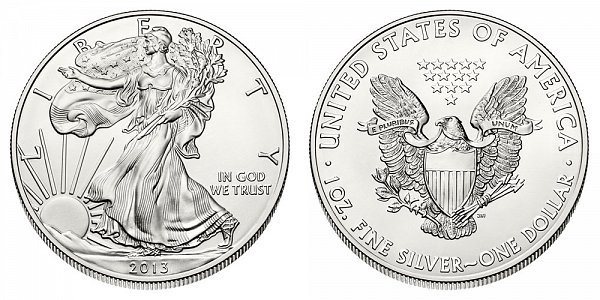 2013 (W) Bullion American Silver Eagle