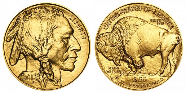 2013 One Ounce Gold American Buffalo - 1 oz Gold $50 