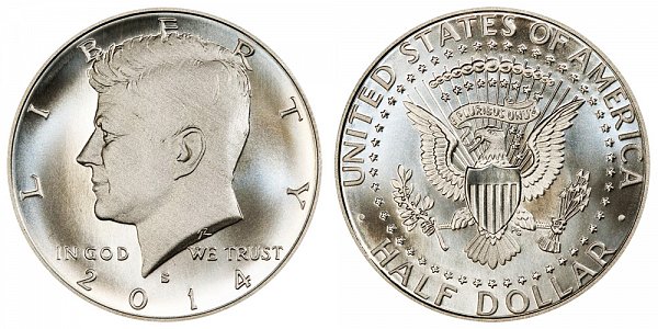 2014 S Enhanced Uncirculated Silver Kennedy Half Dollar