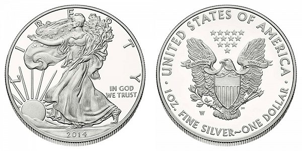 2014 W Proof American Silver Eagle