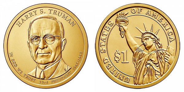2015 D Harry S. Truman Presidential Dollar Coin