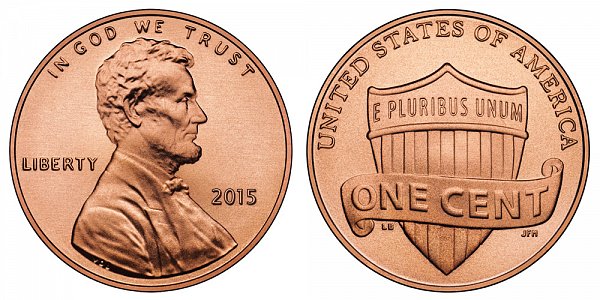 2015 Lincoln Shield Cent Penny