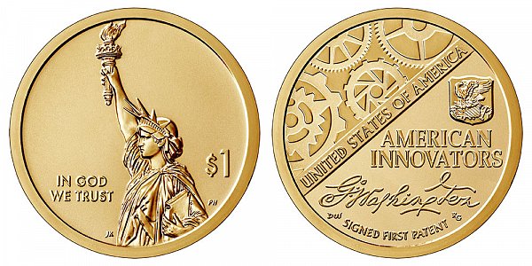 2018 S Reverse Proof American Innovation Dollar - American Innovators Introductory Coin 