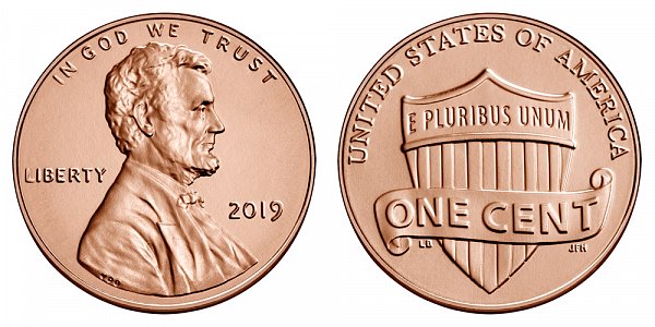 2019 P Lincoln Shield Cent Penny