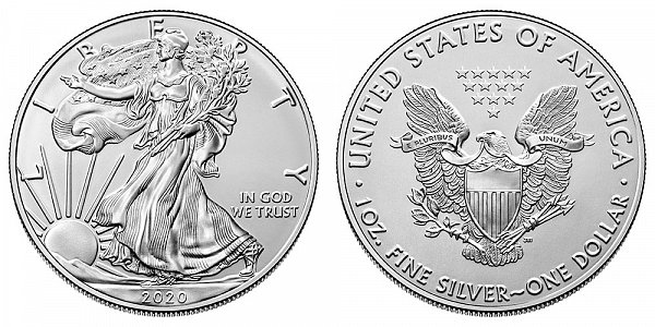 2020 Bullion American Silver Eagle