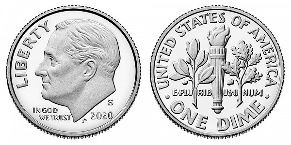 2020 S Silver Proof Roosevelt Dime