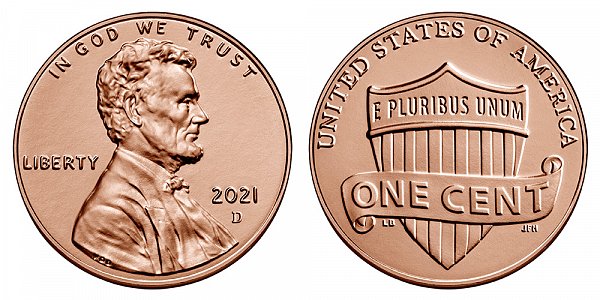 2021 D Lincoln Shield Cent Penny
