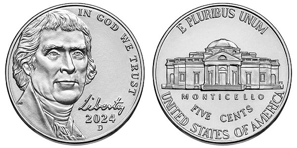 2024 D Jefferson Nickel 