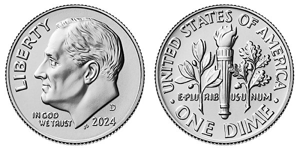 2024 D Roosevelt Dime