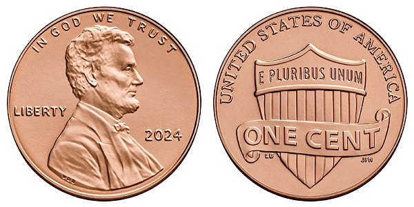 2024 P Lincoln Shield Cent Penny